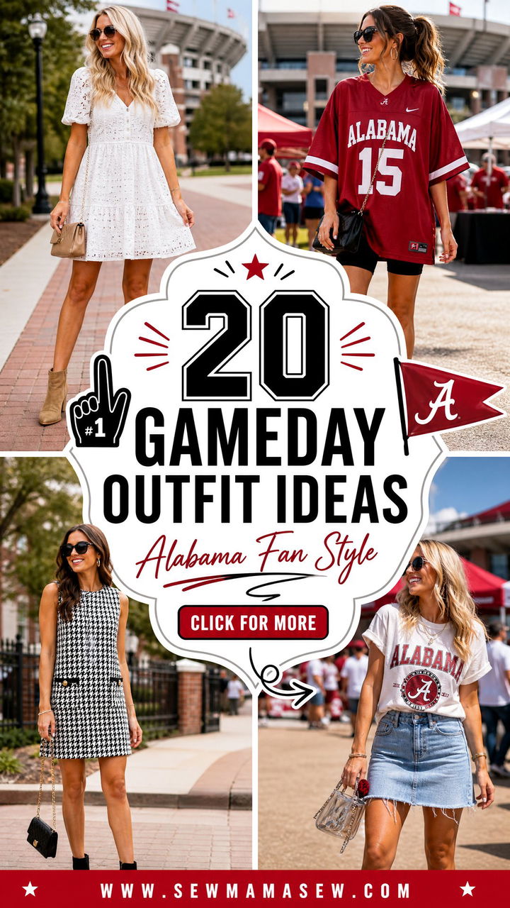 20 Gameday Outfit Ideas Alabama Fans Need This Season - 20 Gameday Outfit Ideas Alabama Fans Need This Season