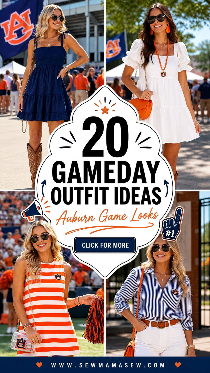 20 Gameday Outfit Ideas Auburn Fans Need This Season - 20 Gameday Outfit Ideas Auburn Fans Need This Season