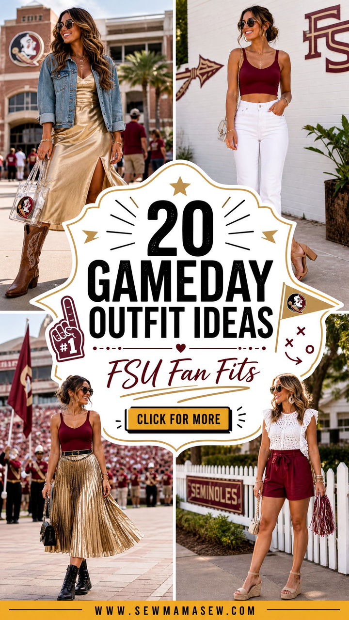 20 Gameday Outfit Ideas FSU Fans Need This Season - 20 Gameday Outfit Ideas FSU Fans Need This Season