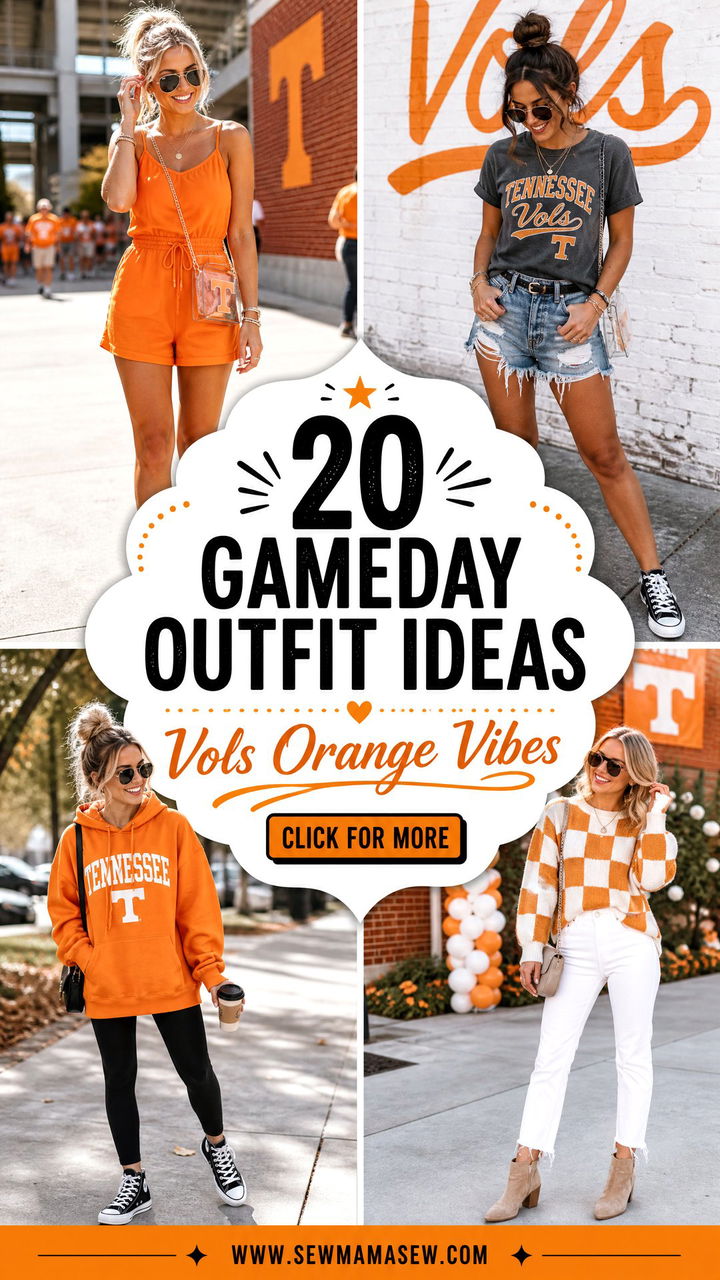 20 Gameday Outfit Ideas Tennessee Fans Will Love This Fall - 20 Gameday Outfit Ideas Tennessee Fans Will Love This Fall