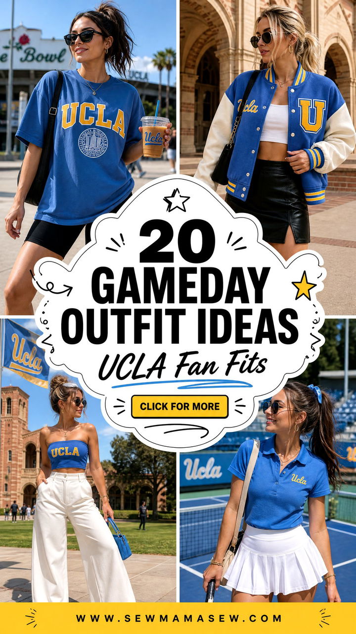 20 Gameday Outfit Ideas UCLA Fans Can Wear Anywhere - 20 Gameday Outfit Ideas UCLA Fans Can Wear Anywhere