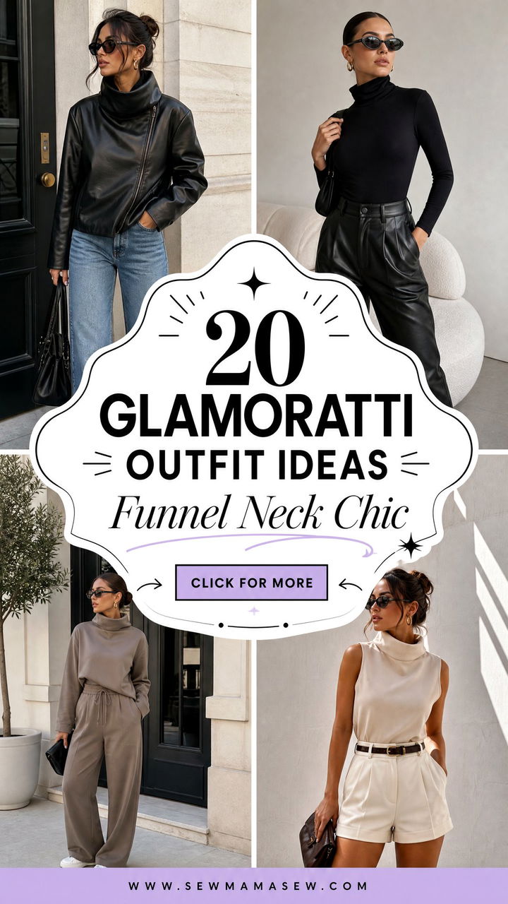 20 Glamoratti Outfit Ideas Funnel Neck Fans Need For Chic Days - 20 Glamoratti Outfit Ideas Funnel Neck Fans Need For Chic Days