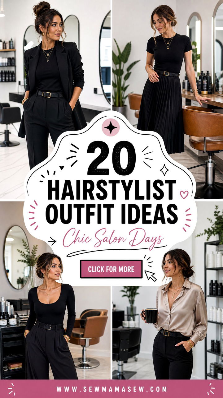 20 Hairstylist Outfit Ideas For Chic Comfy Salon Days - 20 Hairstylist Outfit Ideas For Chic, Comfy Salon Days