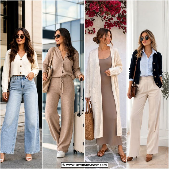 20 How To Style A Cardigan For Travel: Cozy Chic Looks