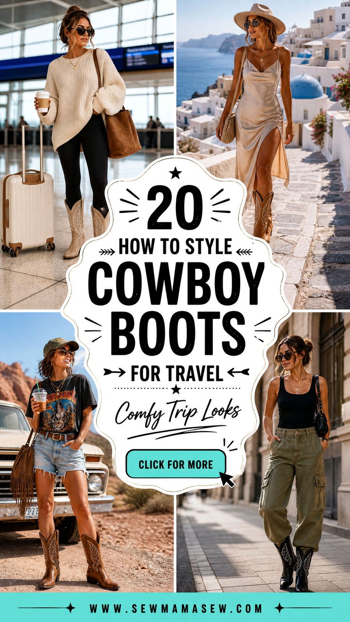 20 How To Style Cowboy Boots For Travel Comfy Trip Looks - 20 How To Style Cowboy Boots For Travel: Comfy Trip Looks