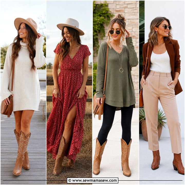 20 How to Style Cowboy Boots Over 50: Chic Outfit Ideas