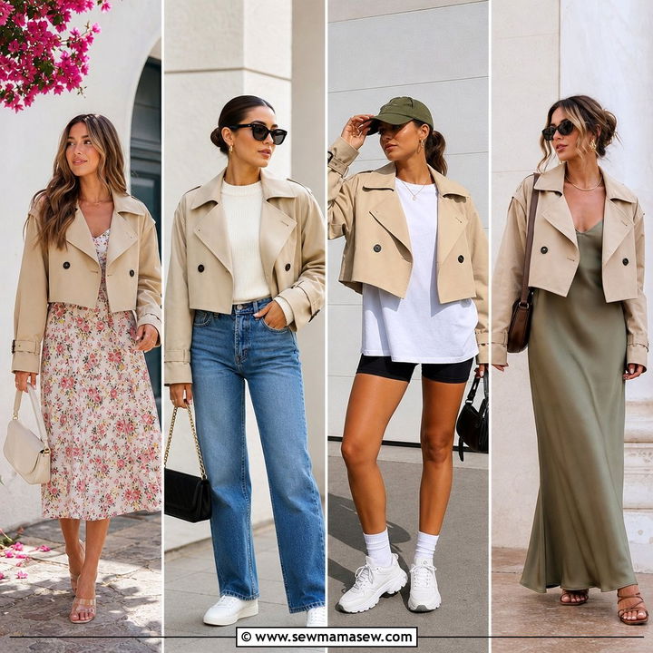 20 How to Style Cropped Trench Outfits for Chic Days