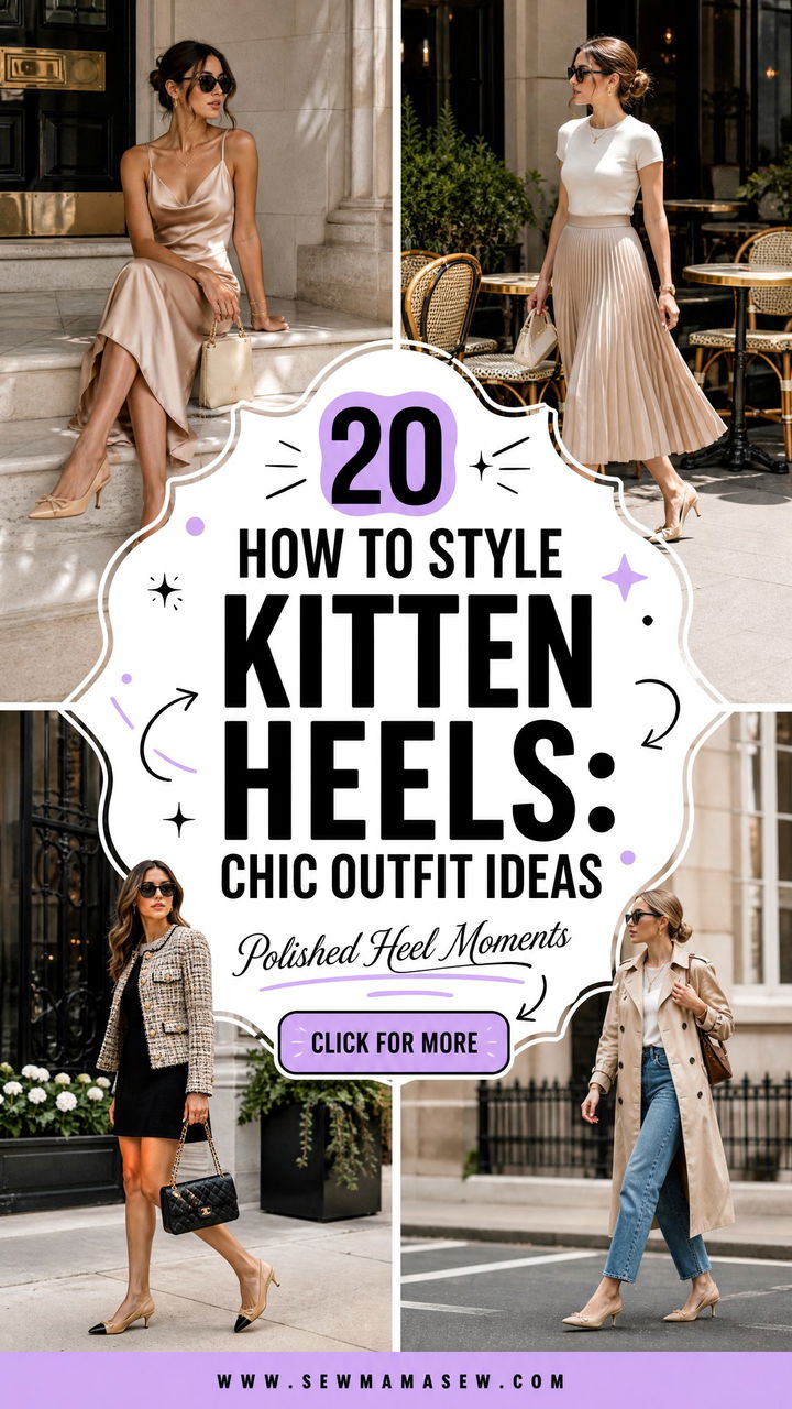 20 How to Style Kitten Heels Chic Outfit Ideas to Try - 20 How to Style Kitten Heels: Chic Outfit Ideas to Try