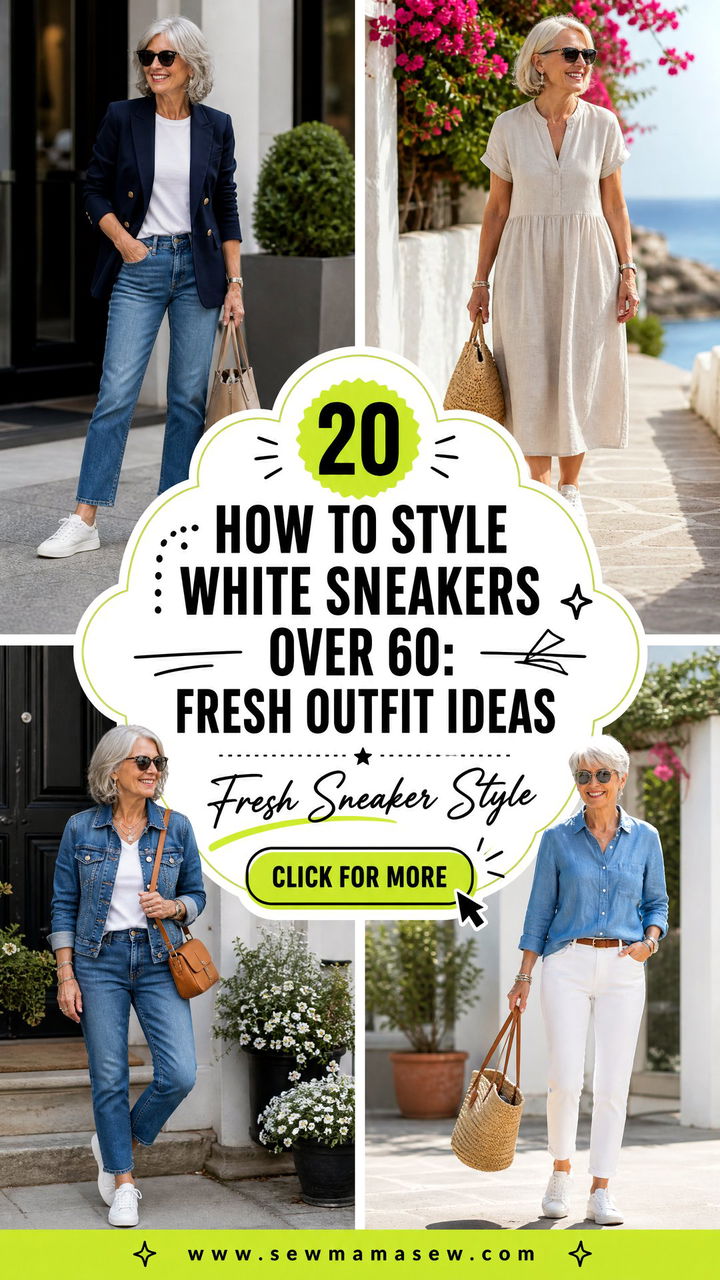 20 How to Style White Sneakers Over 60 Fresh Outfit Ideas - 20 How to Style White Sneakers Over 60: Fresh Outfit Ideas