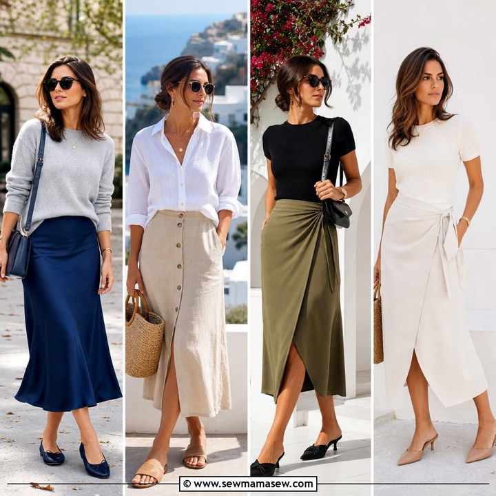 20 How to Style a Midi Skirt Over 60 Elegant Outfit Ideas