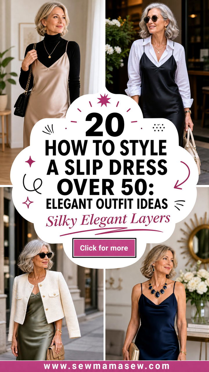 20 How to Style a Slip Dress Over 50 Elegant Outfit Ideas - 20 How to Style a Slip Dress Over 50: Elegant Outfit Ideas