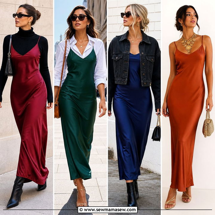 20 How to Style a Slip Dress Over 50: Elegant Outfit Ideas
