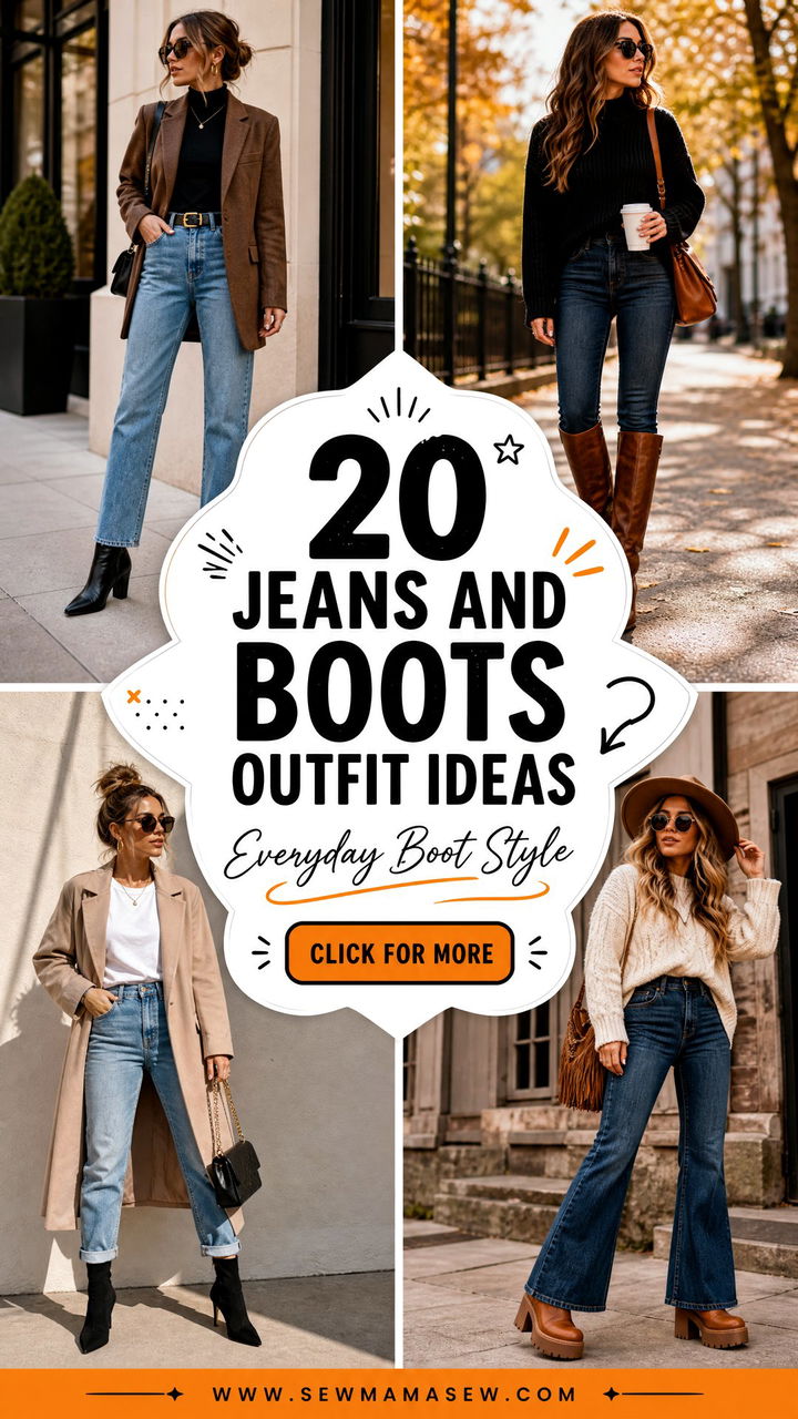 20 Jeans and Boots Outfit Ideas Over 40 for Everyday Chic - 20 Jeans and Boots Outfit Ideas Over 40 for Everyday Chic