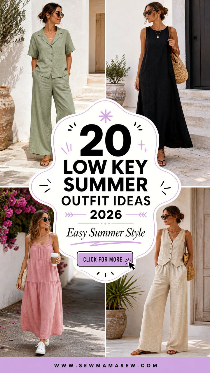 20 Low Key Summer Outfit Ideas 2026 for Easy Style - 20 Low Key Summer Outfit Ideas 2026 for Easy Style
