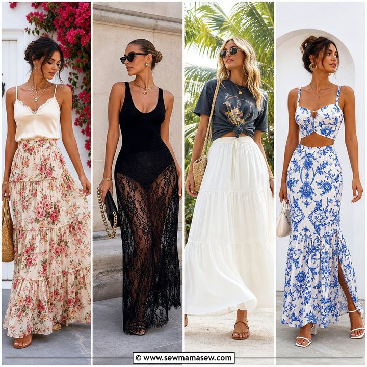 20 Maxi Skirt Outfits 2026 for Feminine Everyday Style