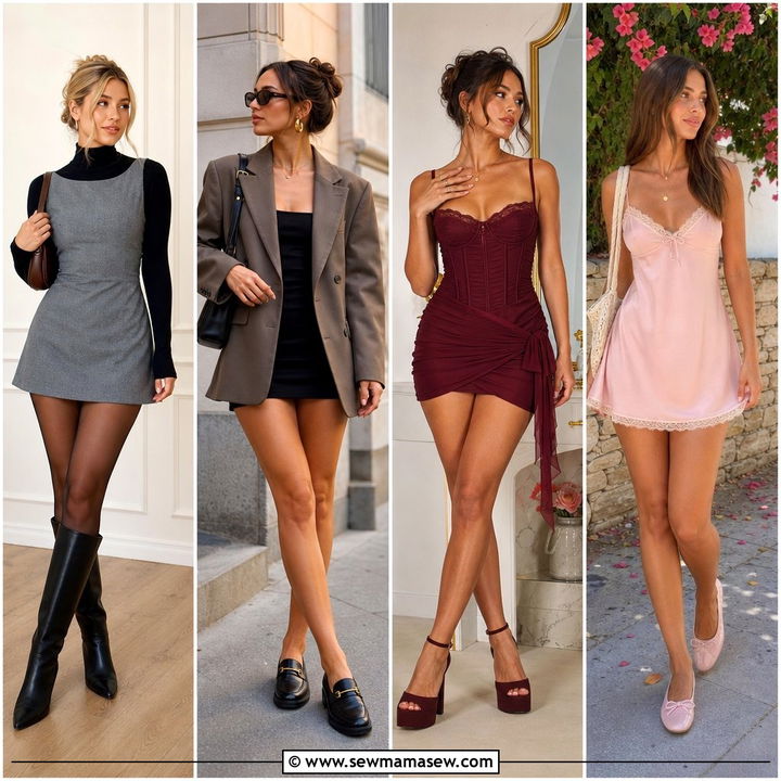 20 Mini Dress Outfit Ideas 2026 for Playful Chic Looks