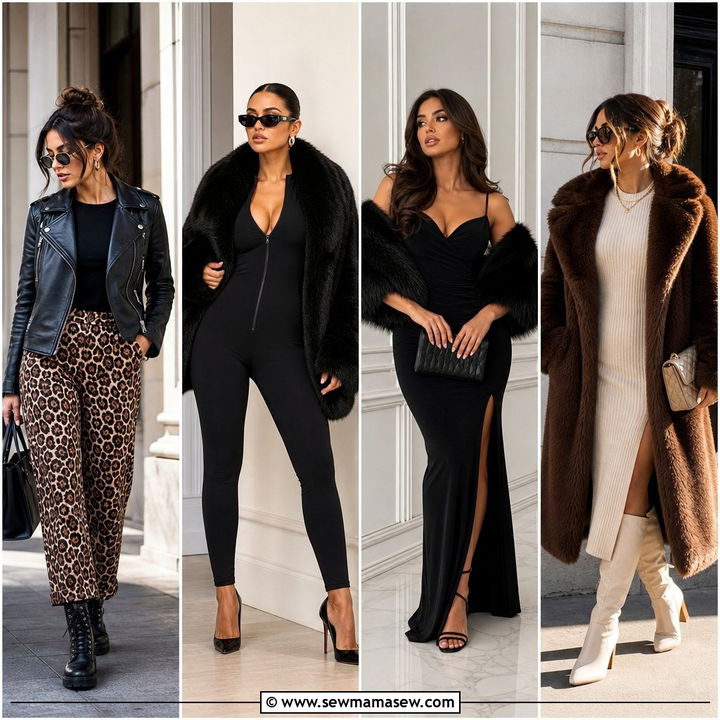 20 Mob Wife Aesthetic Outfit Ideas Plus Size Glam Looks