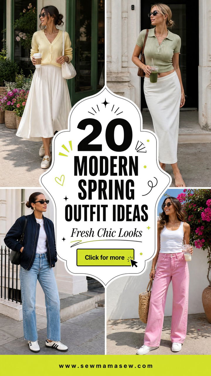 20 Modern Spring Outfit Ideas 2026 for Fresh Chic Looks - 20 Modern Spring Outfit Ideas 2026 for Fresh Chic Looks