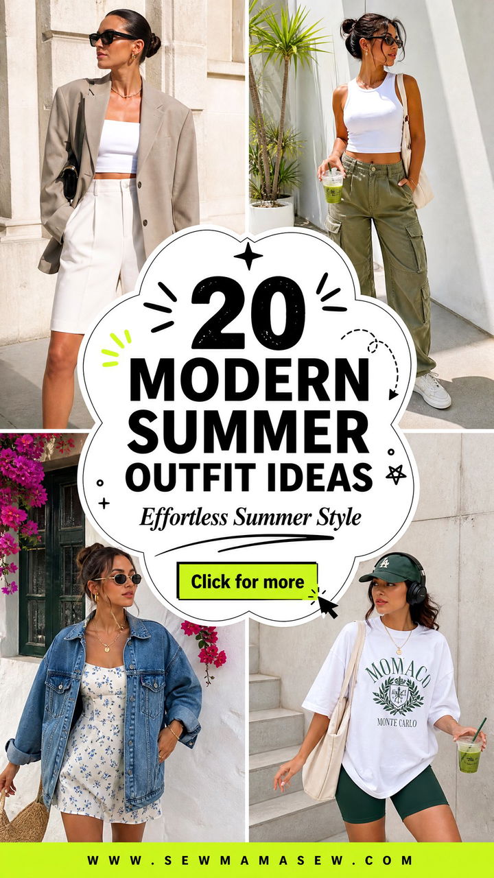 20 Modern Summer Outfit Ideas 2026 for Effortless Style - 20 Modern Summer Outfit Ideas 2026 for Effortless Style