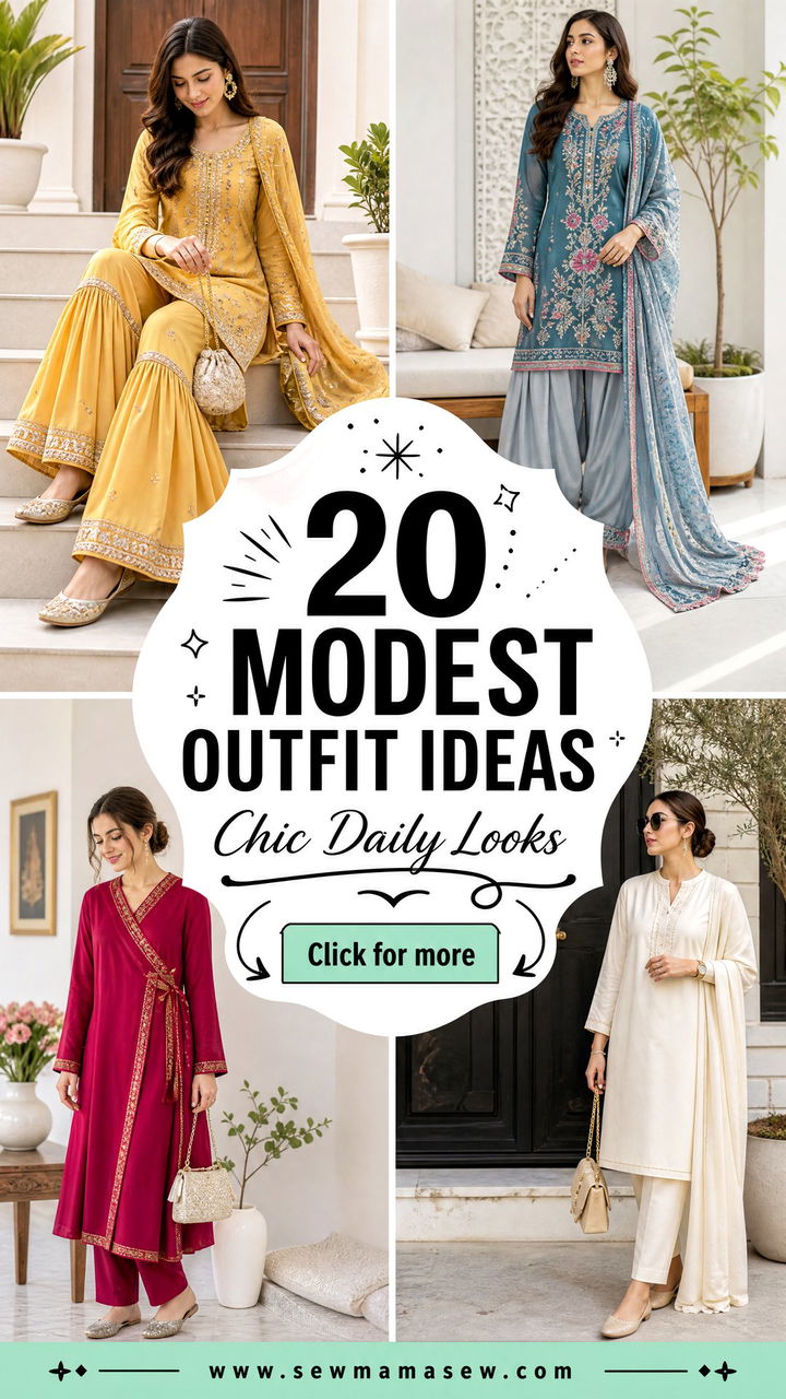 20 Modest Outfit Ideas for Pakistan Chic Looks for Every Day - 20 Modest Outfit Ideas for Pakistan: Chic Looks for Every Day