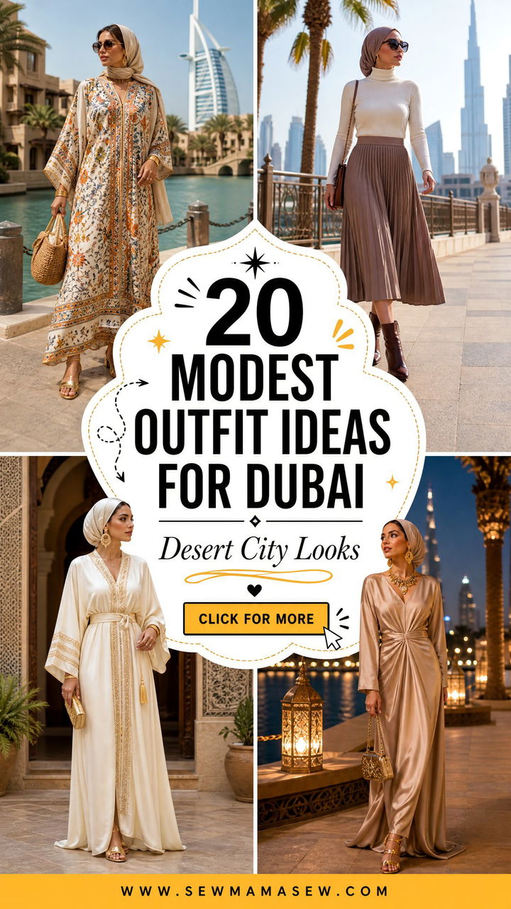 20 Modest outfit ideas for Dubai Chic Desert City Looks - 20 Modest outfit ideas for Dubai: Chic Desert City Looks