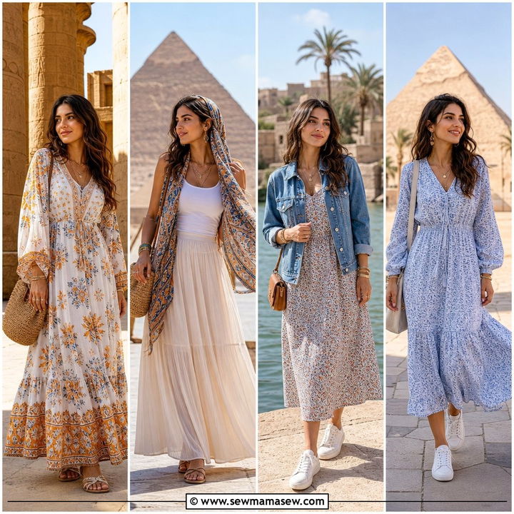 20 Modest Outfit Ideas for Egypt: Chic Travel Looks for Women