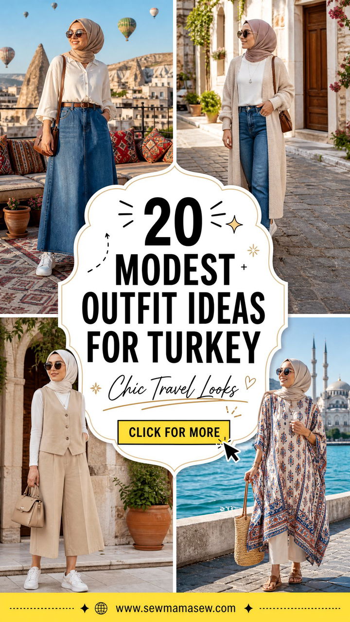 20 Modest outfit ideas for Turkey Chic Travel Looks - 20 Modest outfit ideas for Turkey: Chic Travel Looks