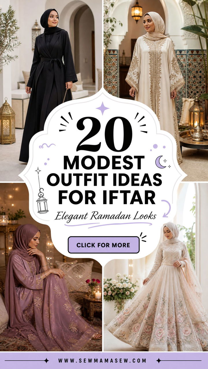 20 Modest outfit ideas for iftar Elegant Ramadan Looks - 20 Modest outfit ideas for iftar: Elegant Ramadan Looks