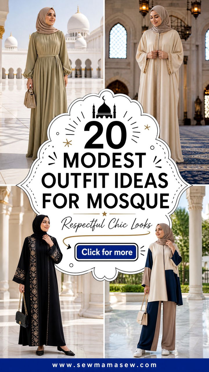 20 Modest outfit ideas for mosque Respectful Chic Looks - 20 Modest outfit ideas for mosque: Respectful Chic Looks