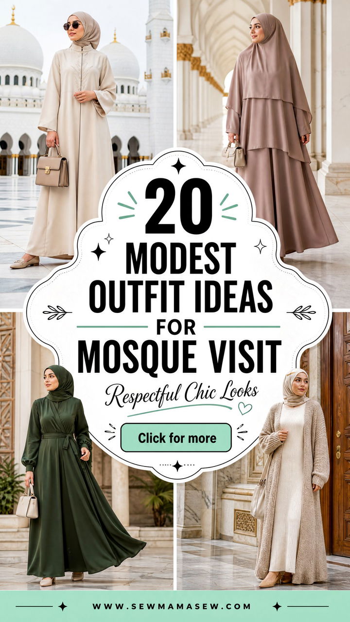 20 Modest outfit ideas for mosque visit Respectful Looks - 20 Modest outfit ideas for mosque visit: Respectful Looks
