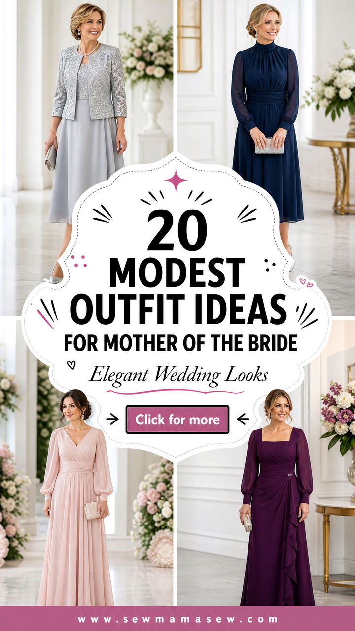 20 Modest outfit ideas for mother of the bride Elegant Looks - 20 Modest outfit ideas for mother of the bride: Elegant Looks