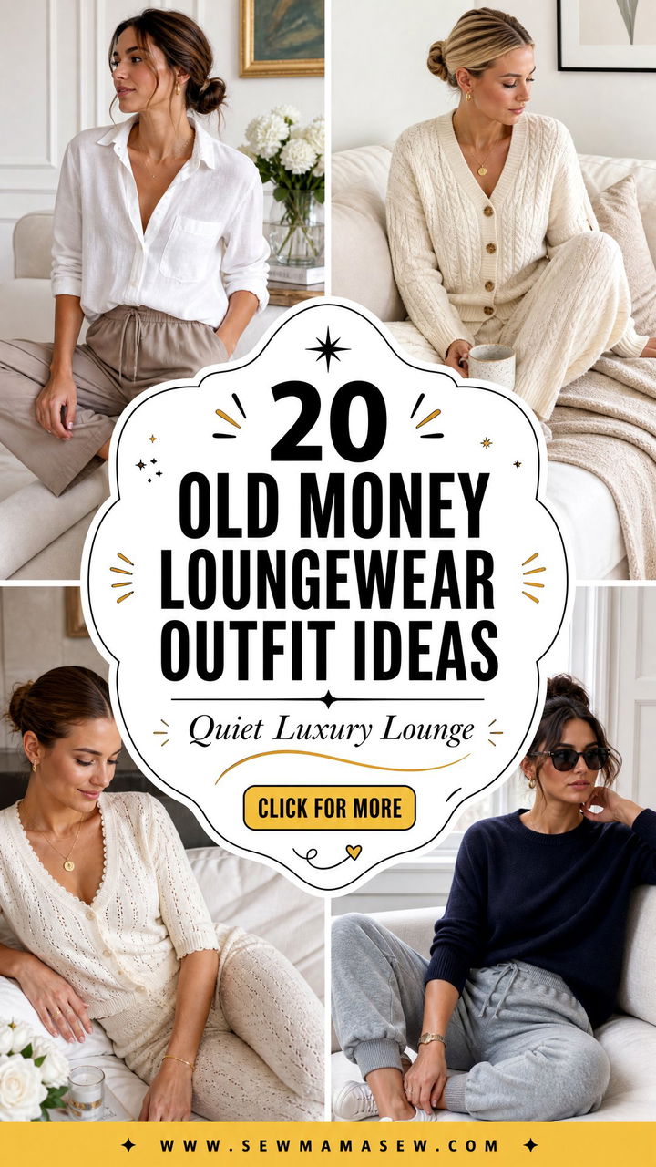 20 Old Money Loungewear Outfit Ideas for Quiet Luxury - 20 Old Money Loungewear Outfit Ideas for Quiet Luxury