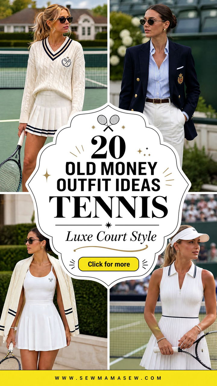20 Old Money Outfit Ideas Tennis Fans Will Love This Summer - 20 Old Money Outfit Ideas Tennis Fans Will Love This Summer