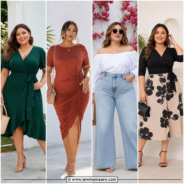20 Outfit Ideas To Hide Belly Fat Plus Size With Chic Tips