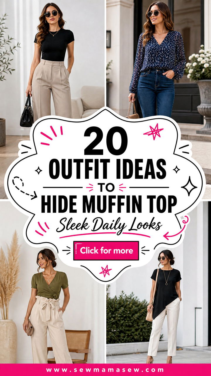 20 Outfit Ideas To Hide Muffin Top for Sleek Everyday Looks - 20 Outfit Ideas To Hide Muffin Top for Sleek Everyday Looks