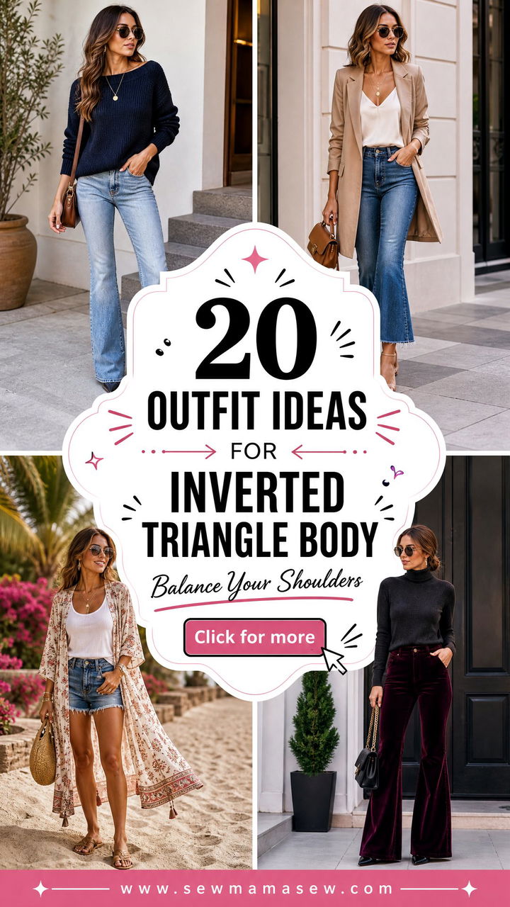 20 Outfit Ideas for Inverted Triangle Body to Balance Shoulders - 20 Outfit Ideas for Inverted Triangle Body to Balance Shoulders