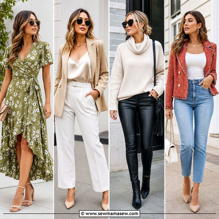 20 Outfit Ideas for Women With Big Bust to Balance Style