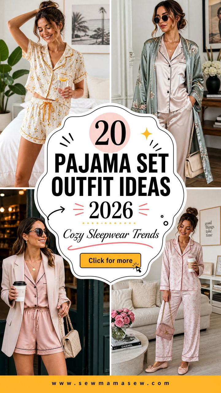 20 Pajama Set Outfit Ideas 2026 for Cozy Sleepwear Trends - 20 Pajama Set Outfit Ideas 2026 for Cozy Sleepwear Trends