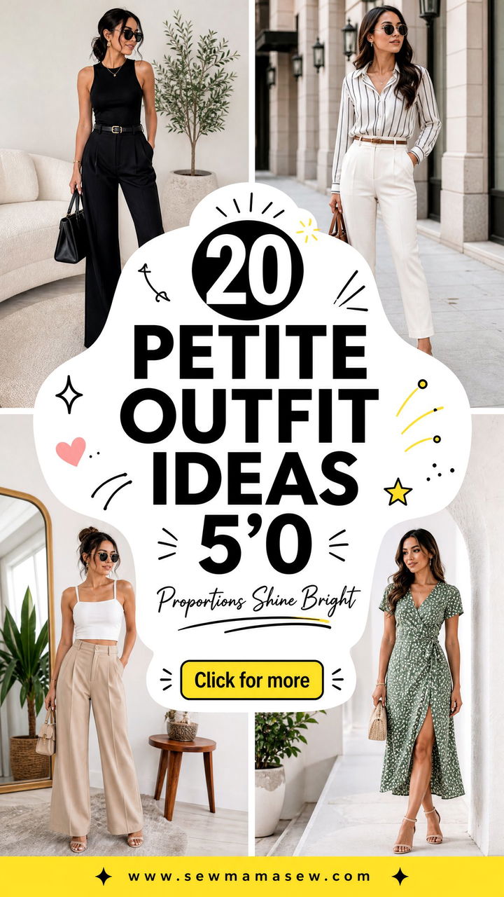 20 Petite Outfit Ideas 50 That Make Proportions Shine Bright - 20 Petite Outfit Ideas 5'0 That Make Proportions Shine Bright
