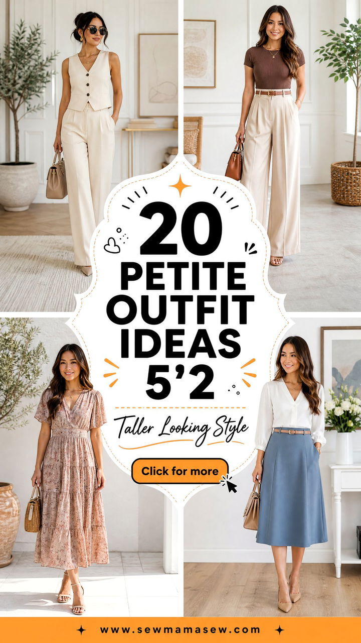 20 Petite Outfit Ideas 52 for Taller-Looking Daily Style - 20 Petite Outfit Ideas 5'2 for Taller-Looking Daily Style