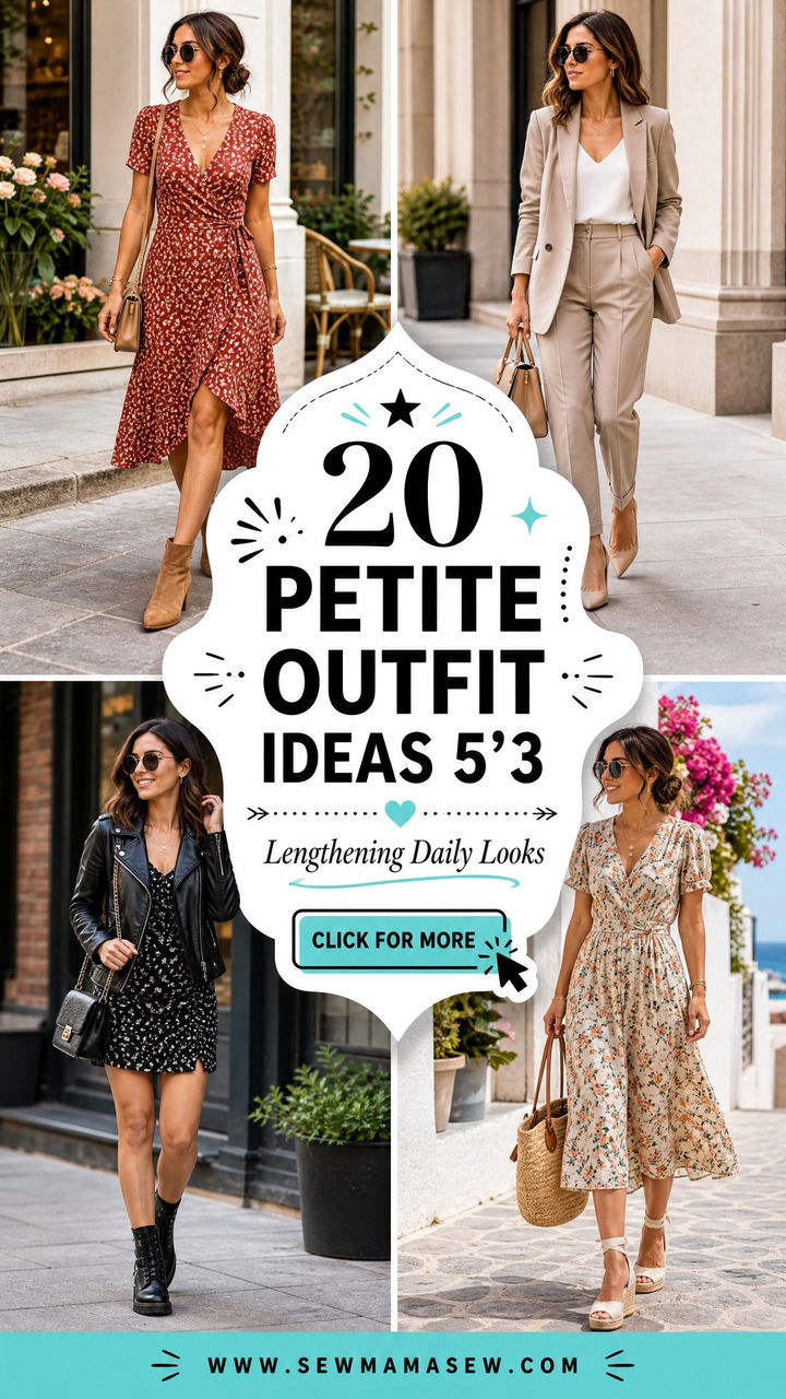 20 Petite Outfit Ideas 53 for Chic Lengthening Daily Looks - 20 Petite Outfit Ideas 5'3 for Chic, Lengthening Daily Looks