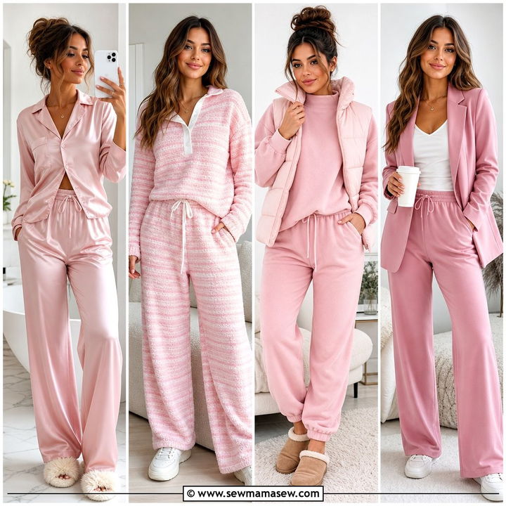 20 Pink Loungewear Set Outfit Ideas for Cozy Chic Days