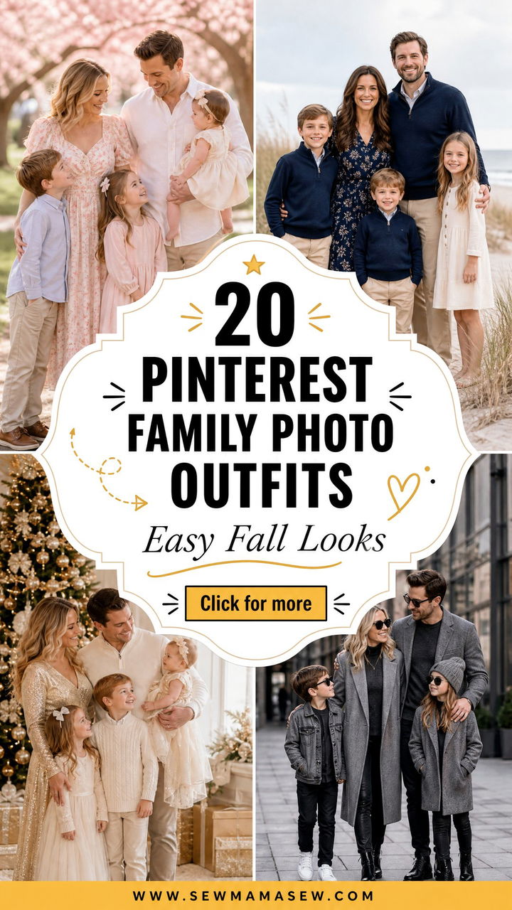 20 Pinterest family photo outfits Easy Looks for Fall 2026 - 20 Pinterest family photo outfits: Easy Looks for Fall 2026