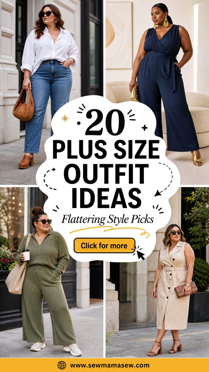 20 Plus Size Outfit Ideas Size 18 for Flattering Style - 20 Plus Size Outfit Ideas Size 18 for Flattering Style