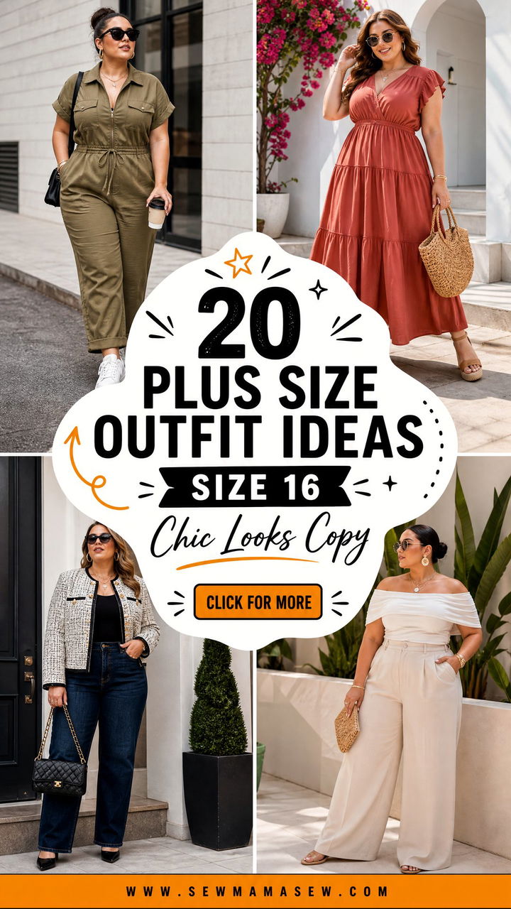 20 Plus size outfit ideas size 16 Chic Looks to Copy - 20 Plus size outfit ideas size 16: Chic Looks to Copy