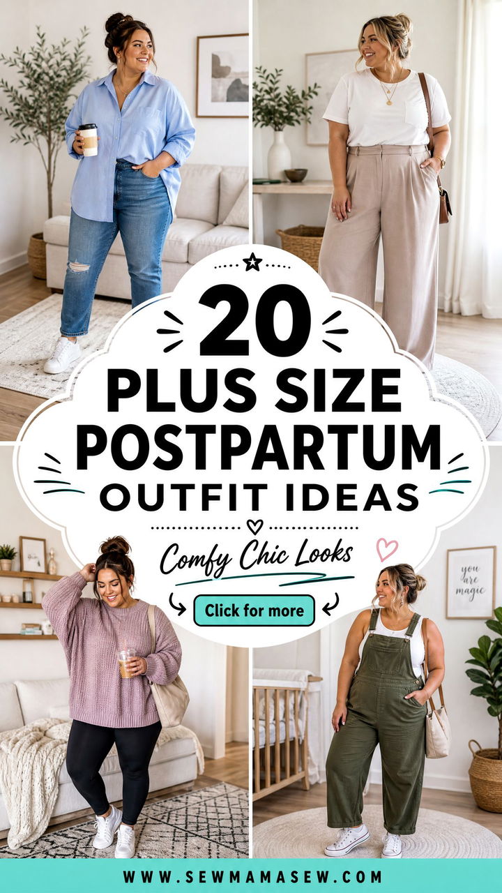20 Plus size postpartum outfit ideas Comfy Chic Looks - 20 Plus size postpartum outfit ideas: Comfy Chic Looks