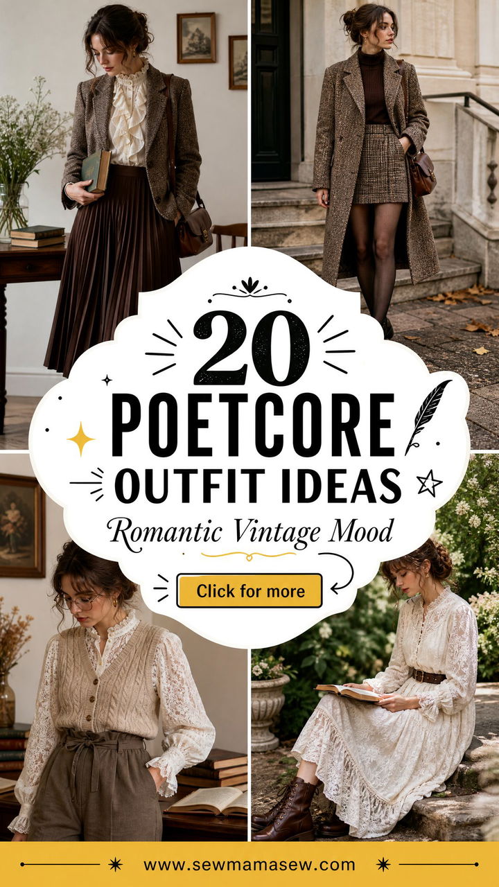 20 Poetcore Outfit Ideas Dead Poets Society Vibe Looks - 20 Poetcore Outfit Ideas Dead Poets Society Vibe Looks