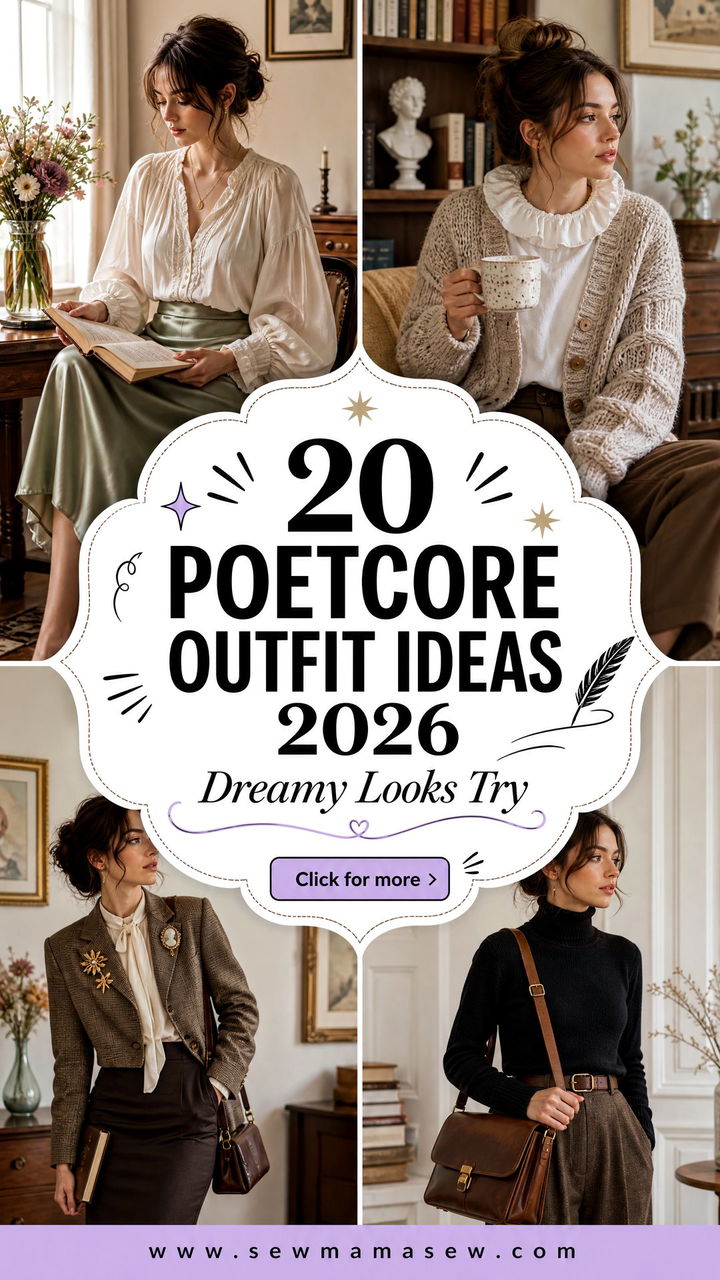 20 Poetcore outfit ideas 2026 Dreamy Looks to Try - 20 Poetcore outfit ideas 2026: Dreamy Looks to Try