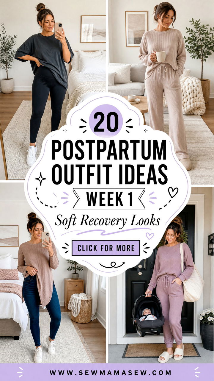 20 Postpartum Outfit Ideas Week 1 for Soft Recovery - 20 Postpartum Outfit Ideas Week 1 for Soft Recovery