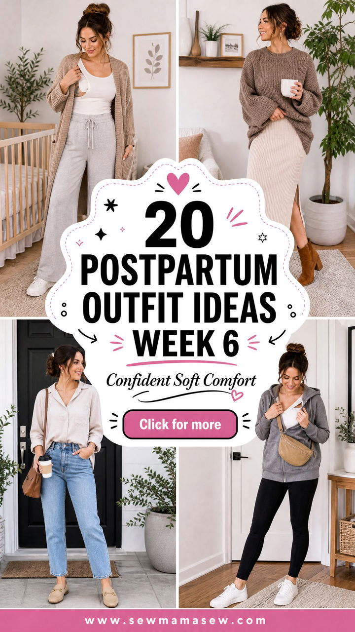 20 Postpartum Outfit Ideas Week 6 for Confident Comfort - 20 Postpartum Outfit Ideas Week 6 for Confident Comfort